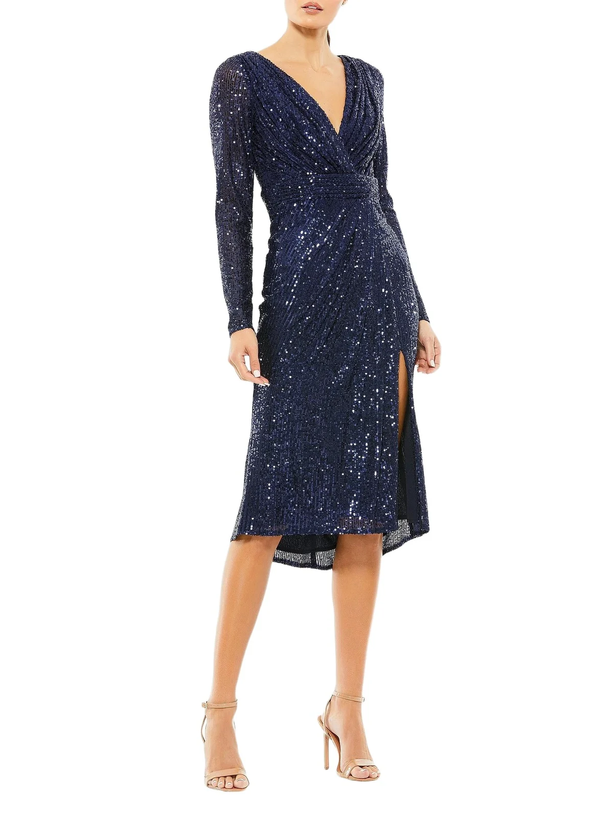 Women's Sequined Knee-Length Dress Women's Sequined Knee-Length Dress