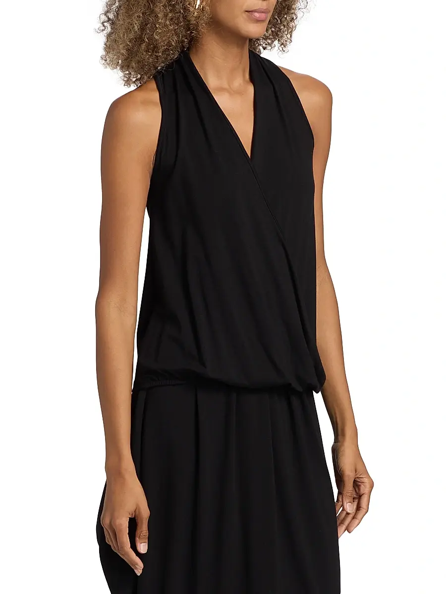 Ramy Brook Women's Jenny Cotton-Blend Draped Top | Thumbnail 4