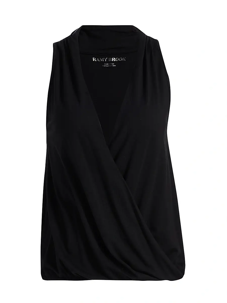 Women's Jenny Cotton-Blend Draped Top Women's Jenny Cotton-Blend Draped Top