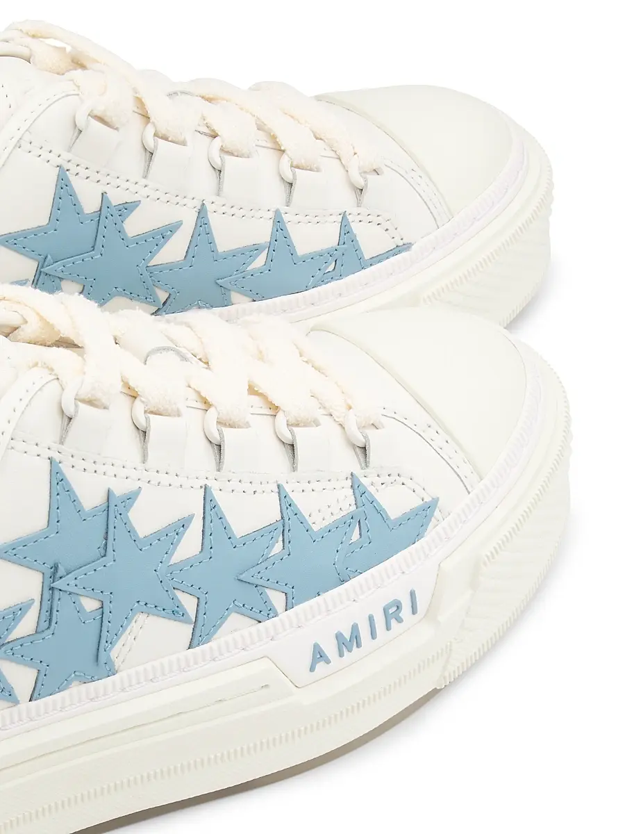 AMIRI Women's Stars Court Leather Low-Top Sneakers | Thumbnail 6 AMIRI Women's Stars Court Leather Low-Top Sneakers | Thumbnail 6