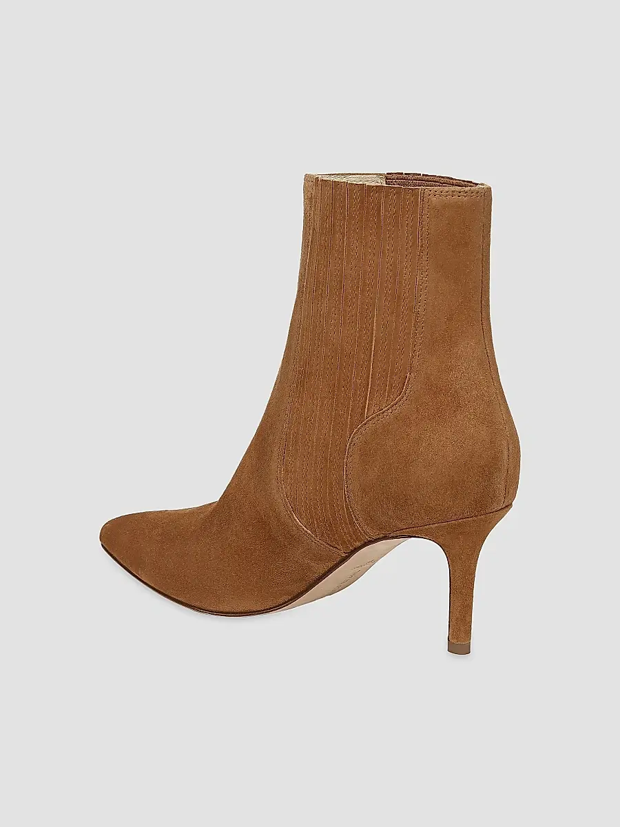 Veronica Beard Women's Lisa 70MM Suede Ankle Booties | Thumbnail 3 Veronica Beard Women's Lisa 70MM Suede Ankle Booties | Thumbnail 3