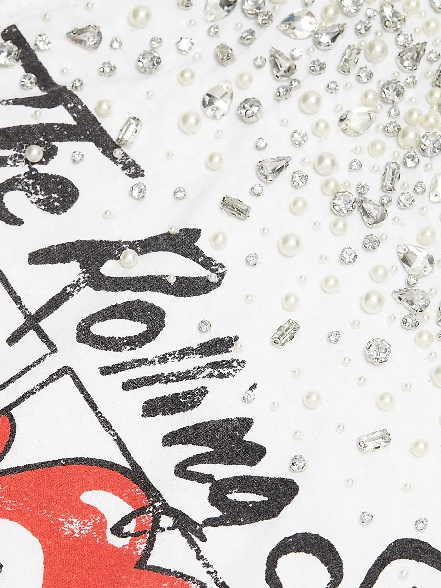 Alice + Olivia Women's Micah Embellished Muscle Tank Top | Thumbnail 7