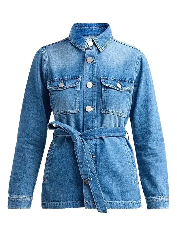 L'Agence Women's Samaya Denim Safari Jacket