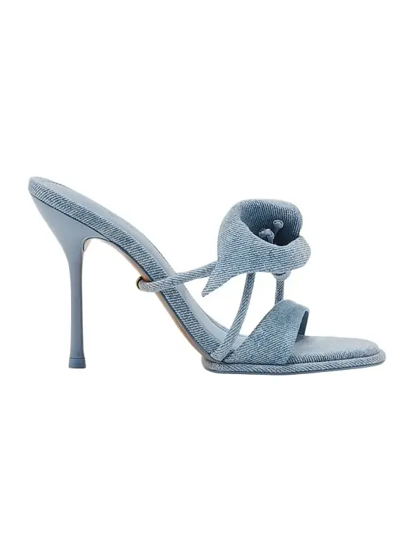 Women's Cori 105MM Denim Slip-On Sandals