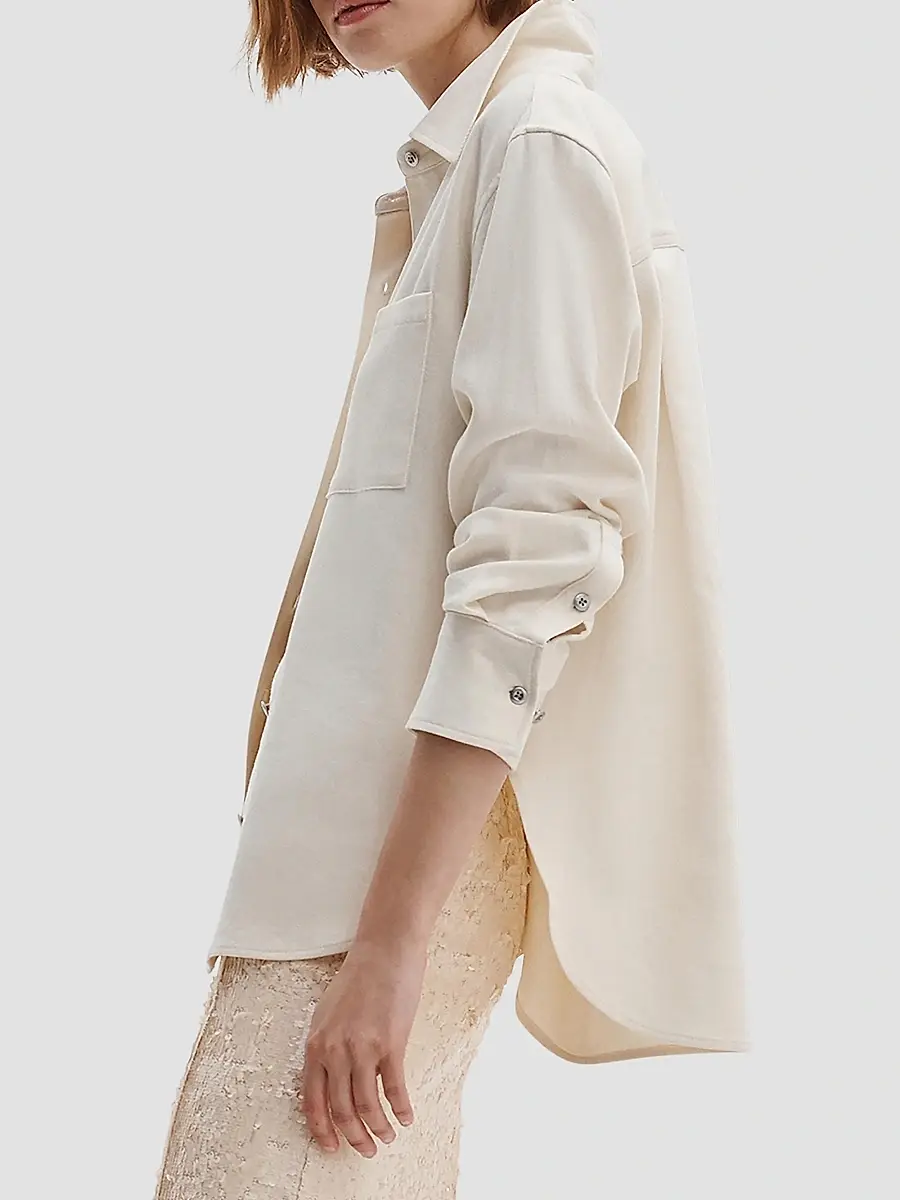 rag & bone Women's Connie Ultra Featherweight Denim Button-Front Shirt | Thumbnail 3 rag & bone Women's Connie Ultra Featherweight Denim Button-Front Shirt | Thumbnail 3