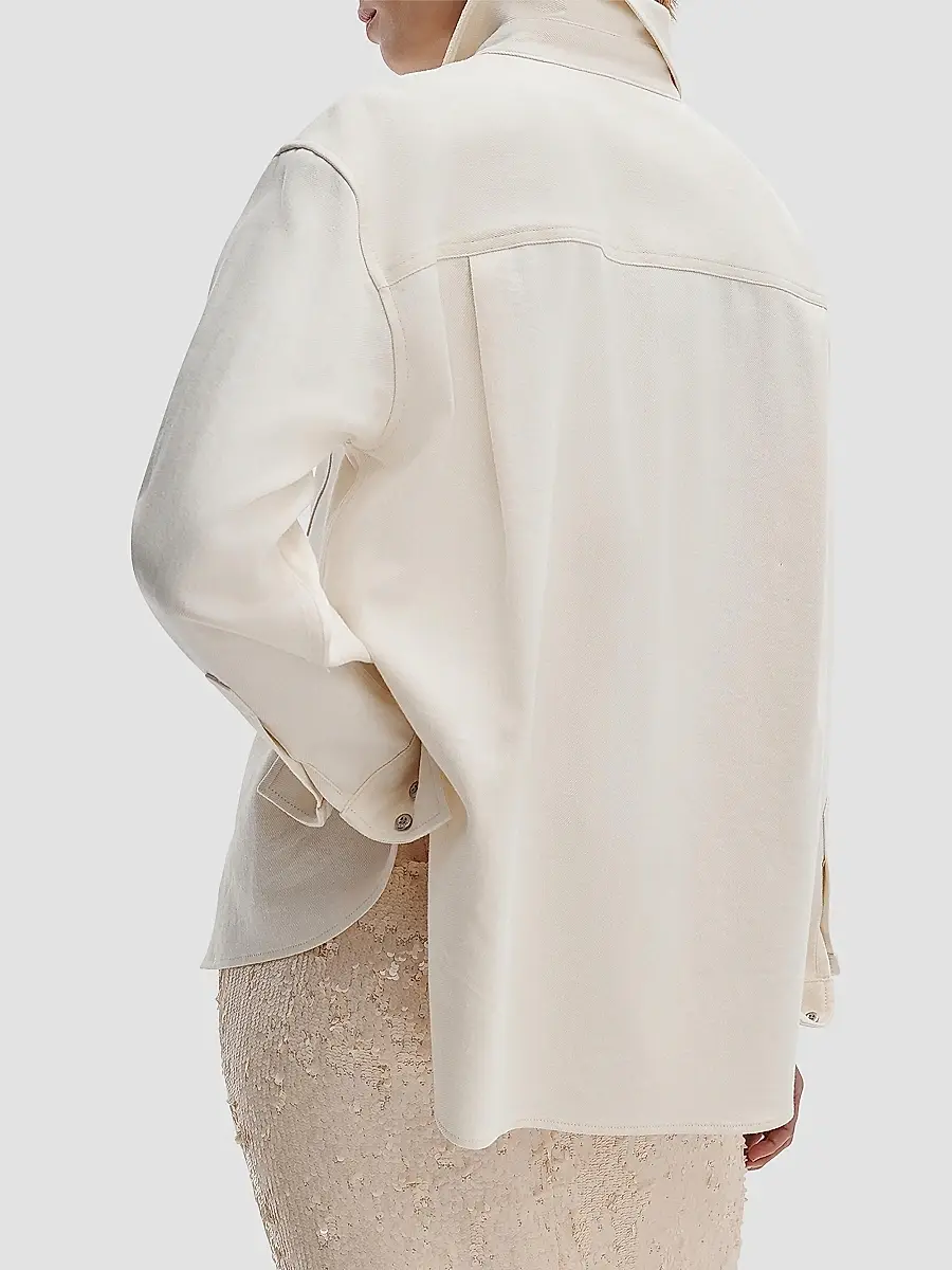 rag & bone Women's Connie Ultra Featherweight Denim Button-Front Shirt | Thumbnail 4 rag & bone Women's Connie Ultra Featherweight Denim Button-Front Shirt | Thumbnail 4