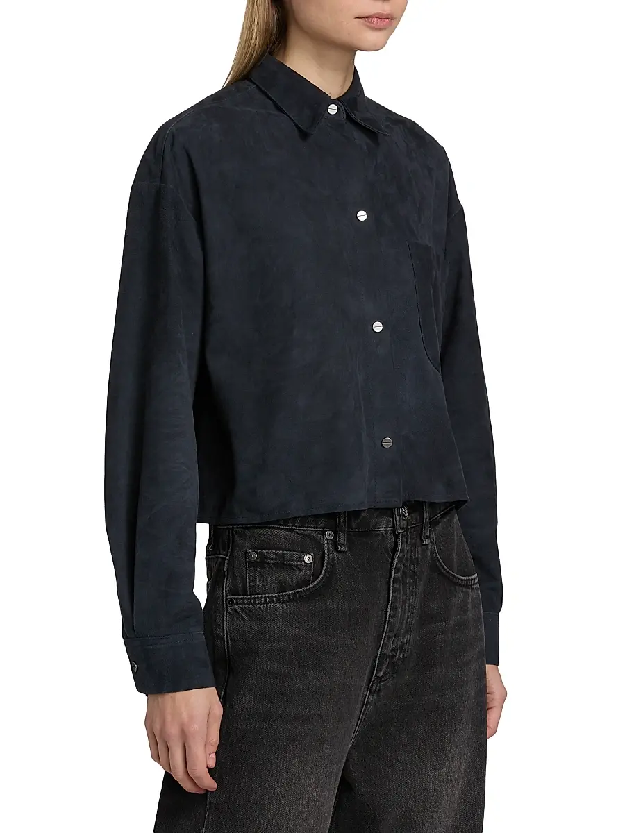 TWP Women's Little Big Joe Suede Jacket | Thumbnail 4