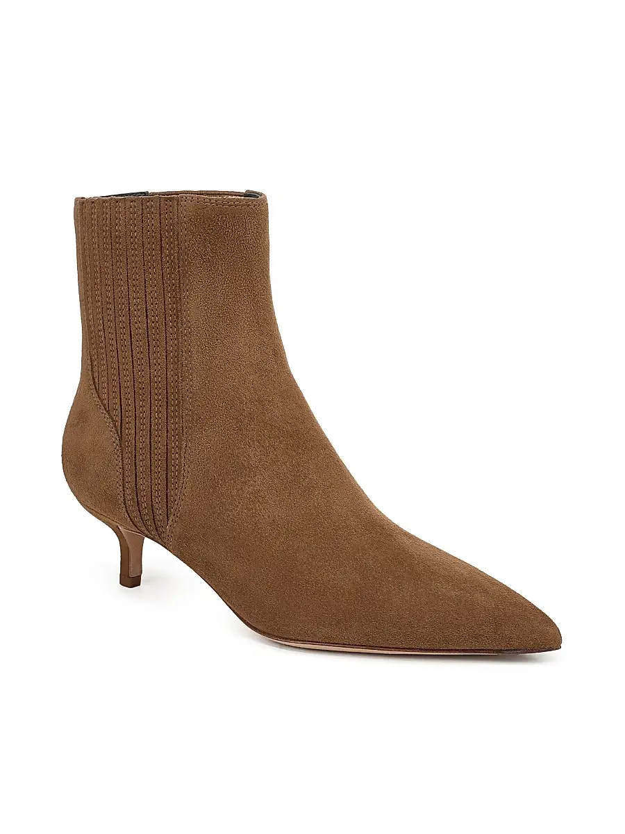 Veronica Beard Women's Lisa 45MM Suede Chelsea Boots | Thumbnail 2 Veronica Beard Women's Lisa 45MM Suede Chelsea Boots | Thumbnail 2