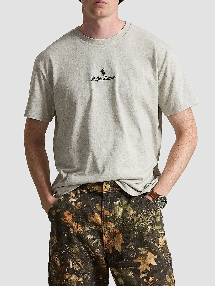 Polo Ralph Lauren Men's Logo Jersey Classic-Fit T-Shirt | Thumbnail 4 Polo Ralph Lauren Men's Logo Jersey Classic-Fit T-Shirt | Thumbnail 4