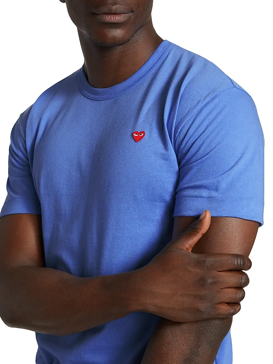 Comme des Garçons PLAY Men Small Heart Crewneck T-Shirt | Thumbnail 6 Comme des Garçons PLAY Men Small Heart Crewneck T-Shirt | Thumbnail 6