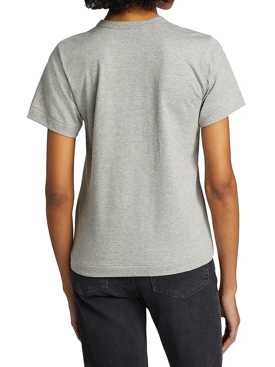 Comme des Garçons PLAY Women's Double Heart T-Shirt | Thumbnail 5
