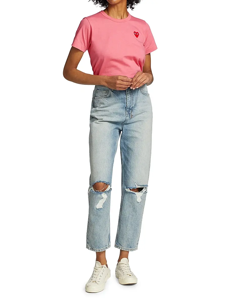 Comme des Garçons PLAY Women's Heart T-Shirt | Thumbnail 2 Comme des Garçons PLAY Women's Heart T-Shirt | Thumbnail 2