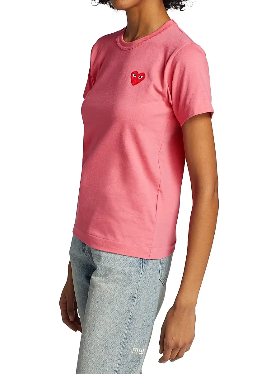 Comme des Garçons PLAY Women's Heart T-Shirt | Thumbnail 4 Comme des Garçons PLAY Women's Heart T-Shirt | Thumbnail 4