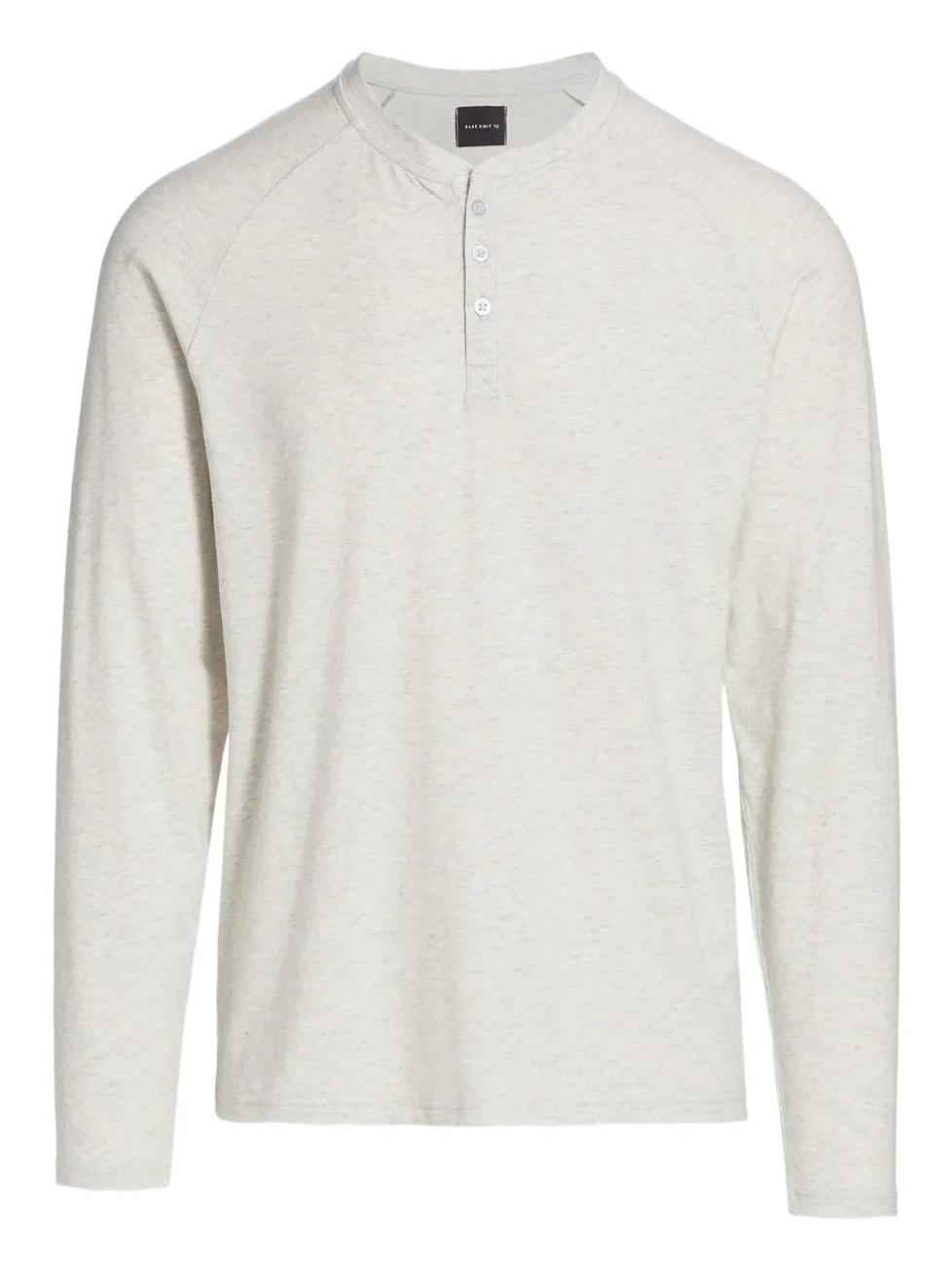 Saks Fifth Avenue Men's COLLECTION Heathered Henley Pajama Top