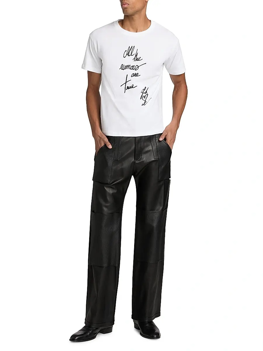 Ludovic de Saint Sernin Men's All the Rumors Are True T-Shirt | Thumbnail 2 Ludovic de Saint Sernin Men's All the Rumors Are True T-Shirt | Thumbnail 2