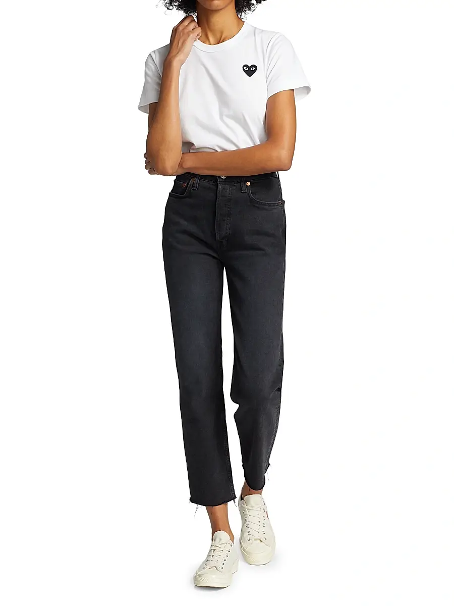 Comme des Garçons PLAY Women's Heart T-Shirt | Thumbnail 2