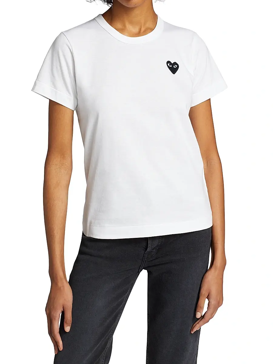 Comme des Garçons PLAY Women's Heart T-Shirt | Thumbnail 3