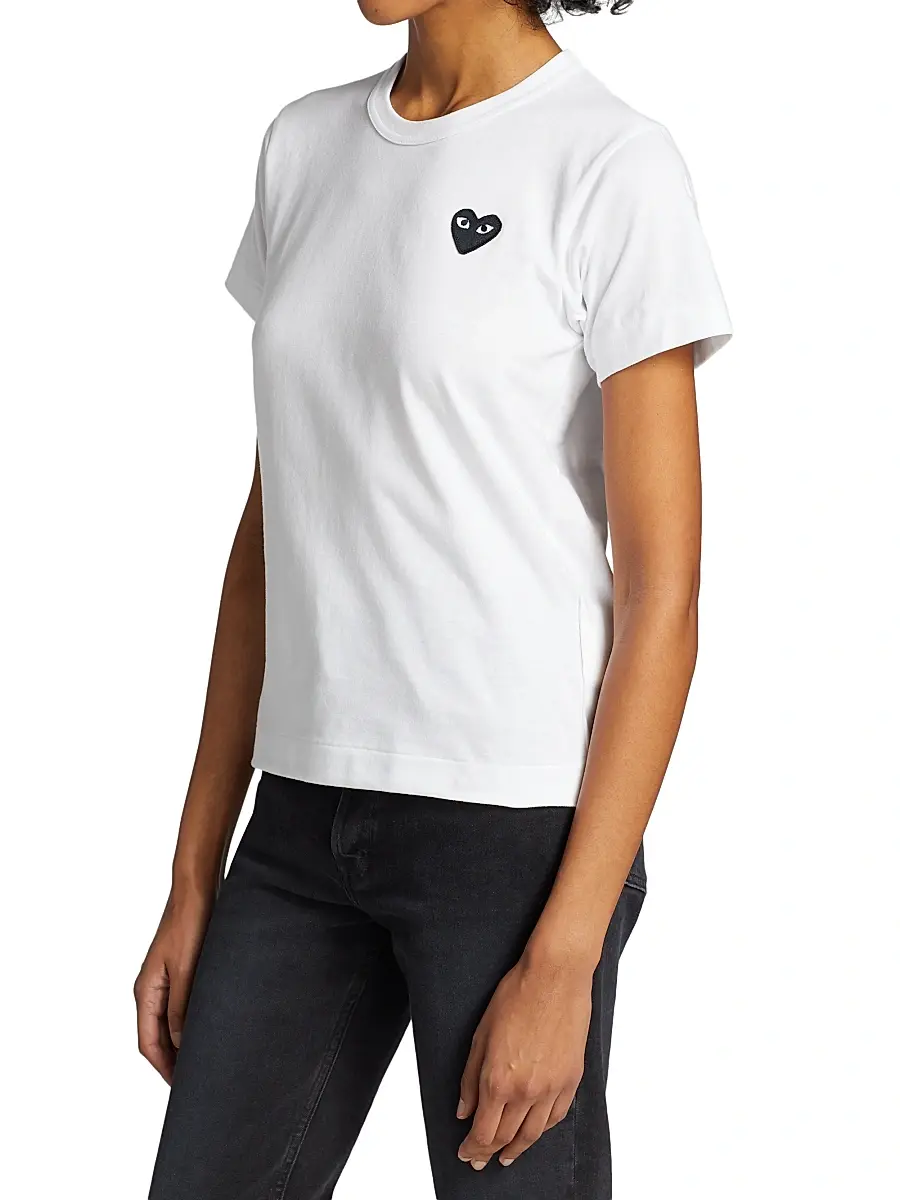 Comme des Garçons PLAY Women's Heart T-Shirt | Thumbnail 4