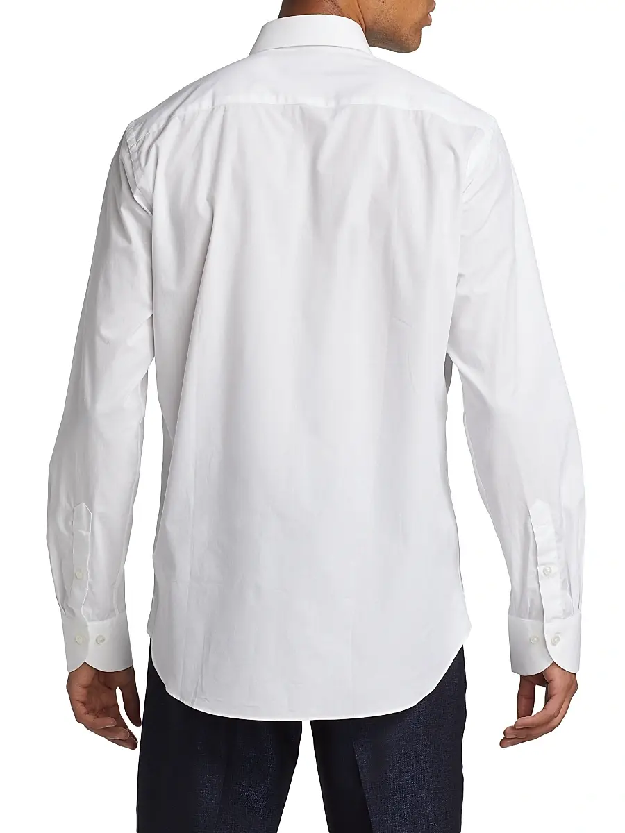 Saks Fifth Avenue Men's COLLECTION Micro Tonal Dot Dress Shirt | Thumbnail 5 Saks Fifth Avenue Men's COLLECTION Micro Tonal Dot Dress Shirt | Thumbnail 5