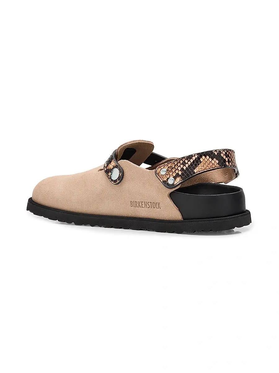 Birkenstock Women's Tokio Mixed Leather Slingback Mules | Thumbnail 4 Birkenstock Women's Tokio Mixed Leather Slingback Mules | Thumbnail 4