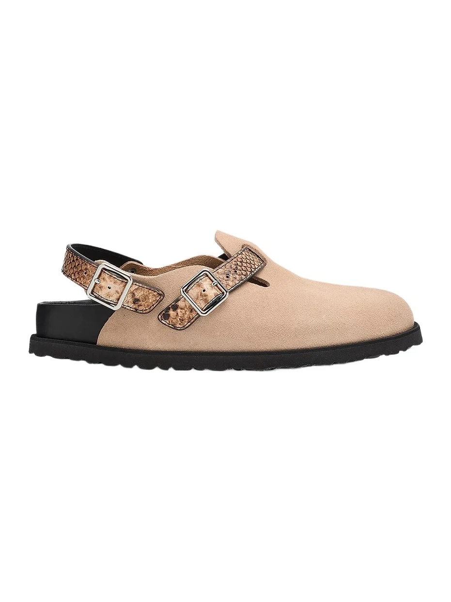 Birkenstock Women's Tokio Mixed Leather Slingback Mules