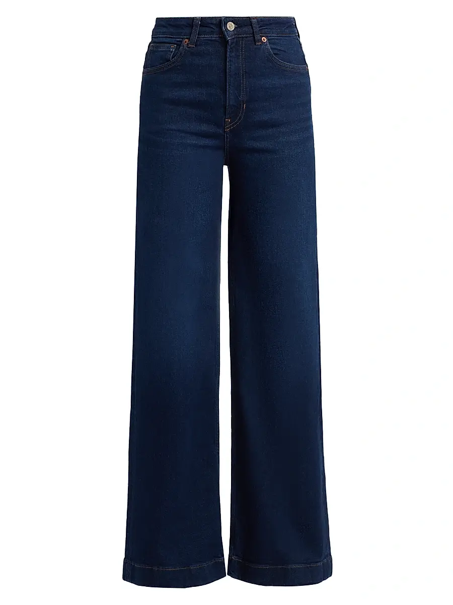 Reformation Women's Bex Super-Stretch High-Rise Wide-Leg Jeans - Wheeler - Size 25 | Image 1 Reformation Women's Bex Super-Stretch High-Rise Wide-Leg Jeans - Wheeler - Size 25 | Image 1
