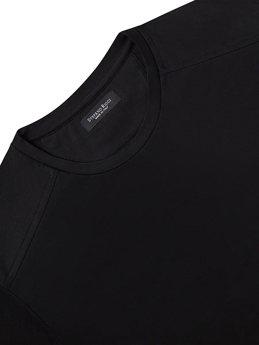 Stefano Ricci Men's Logo Cotton T-Shirt | Thumbnail 5