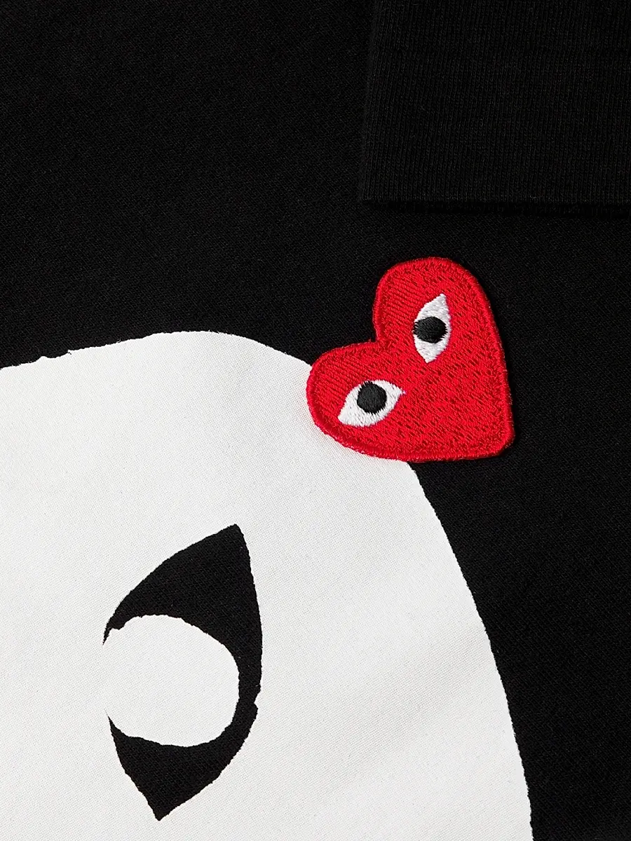 Comme des Garçons PLAY Men Large Heart Cotton Tee | Thumbnail 6 Comme des Garçons PLAY Men Large Heart Cotton Tee | Thumbnail 6