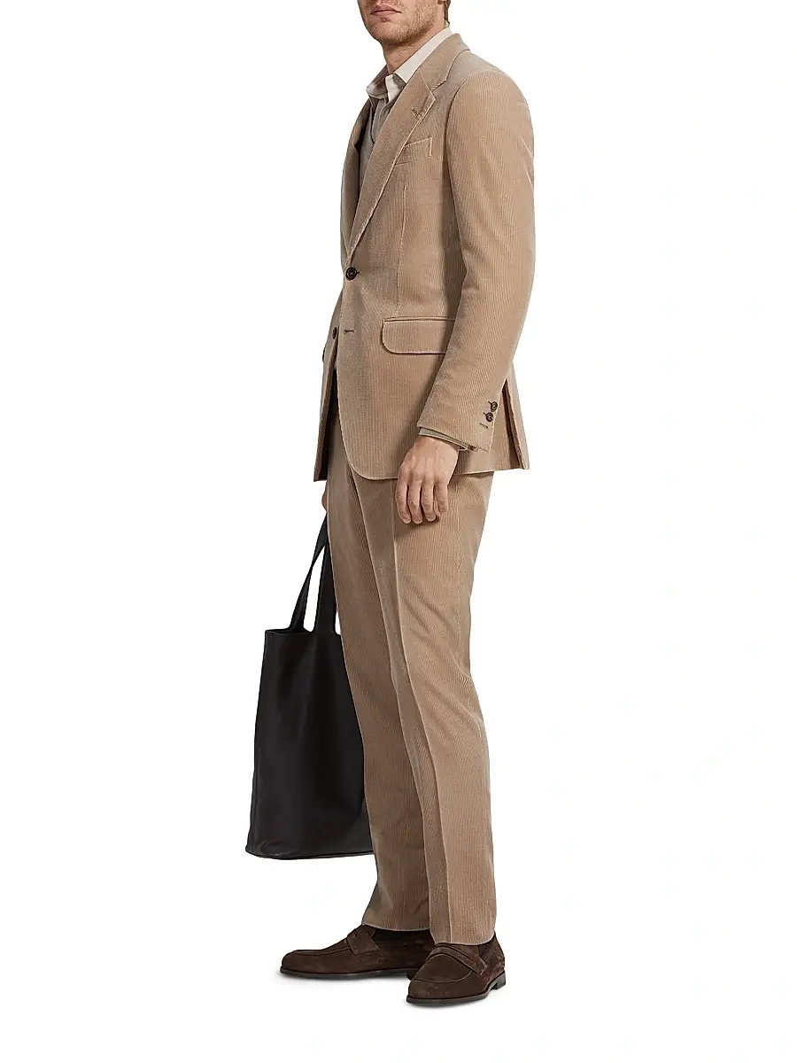 Zegna Men's Cashmere Wool and Silk Blend Pants | Thumbnail 6 Zegna Men's Cashmere Wool and Silk Blend Pants | Thumbnail 6