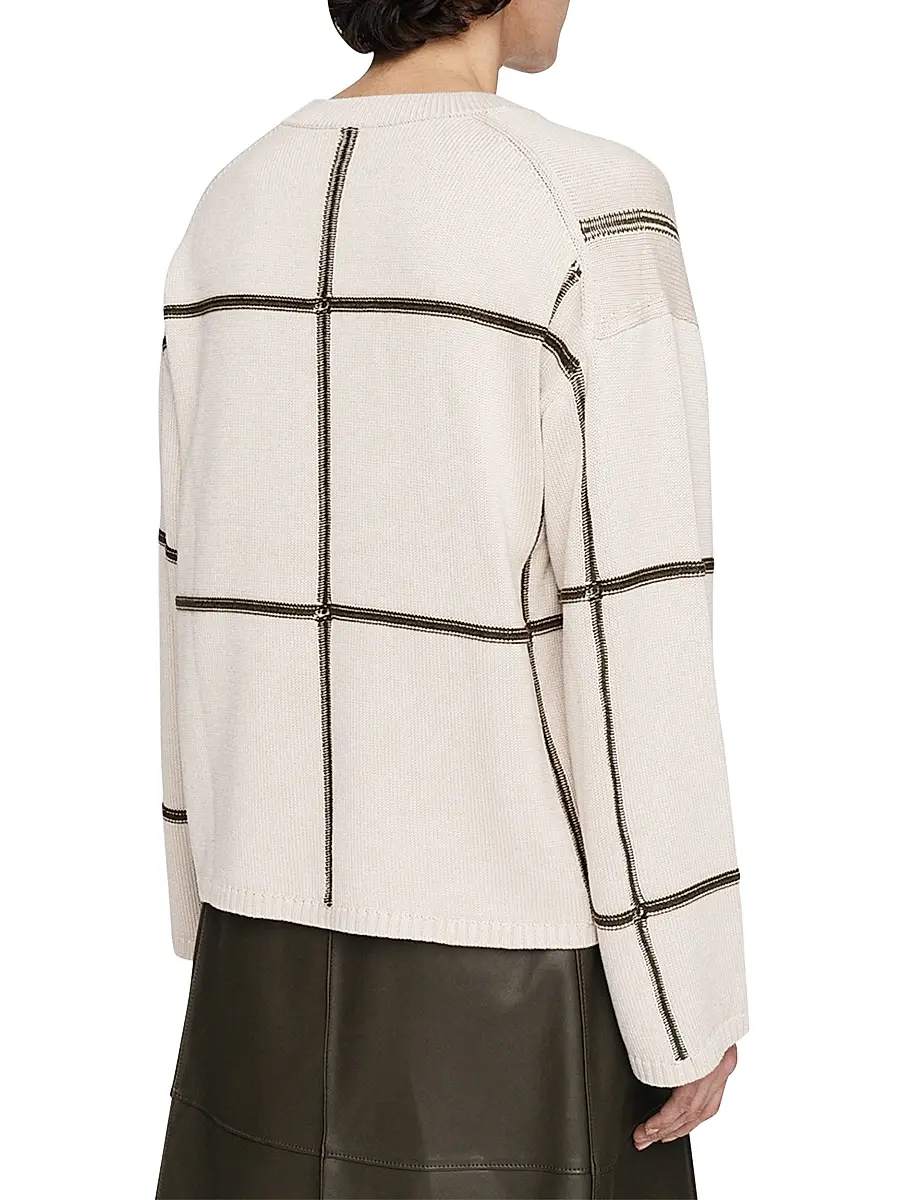 Joseph Women's Silk-Blend Intarsia Sweater | Thumbnail 4 Joseph Women's Silk-Blend Intarsia Sweater | Thumbnail 4