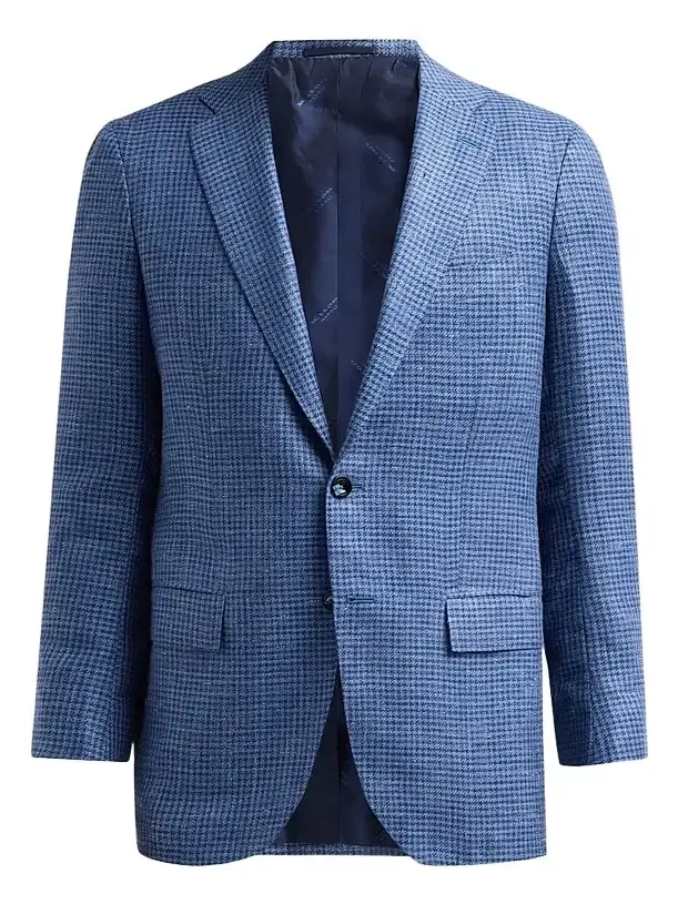 Men's Cashmere Houndstooth Sport Coat