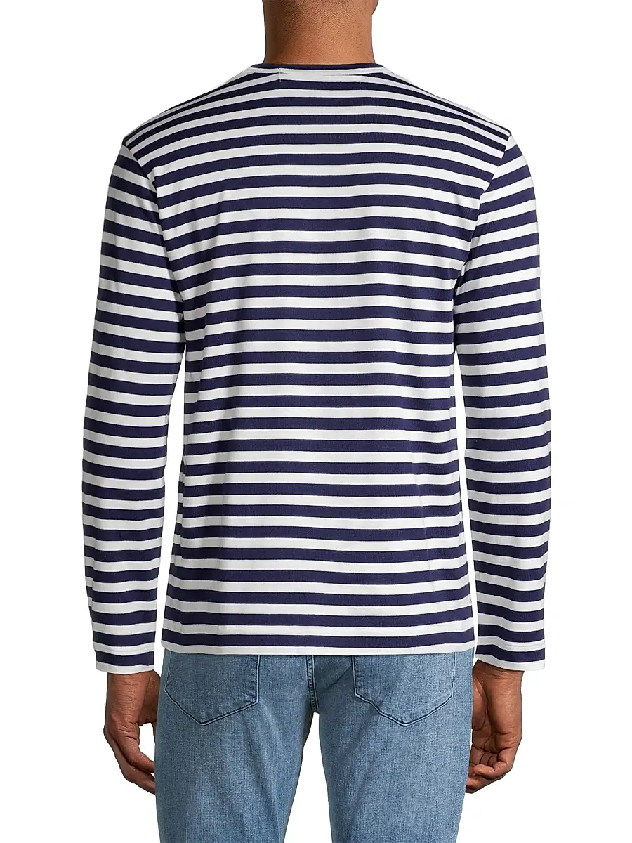 Comme des Garçons PLAY Men Two Hearts Cotton T-Shirt | Thumbnail 5 Comme des Garçons PLAY Men Two Hearts Cotton T-Shirt | Thumbnail 5