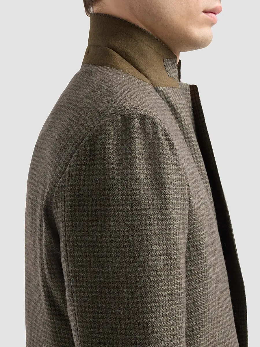 Kiton Men's Houndstooth Cashmere Sport Coat | Thumbnail 7 Kiton Men's Houndstooth Cashmere Sport Coat | Thumbnail 7