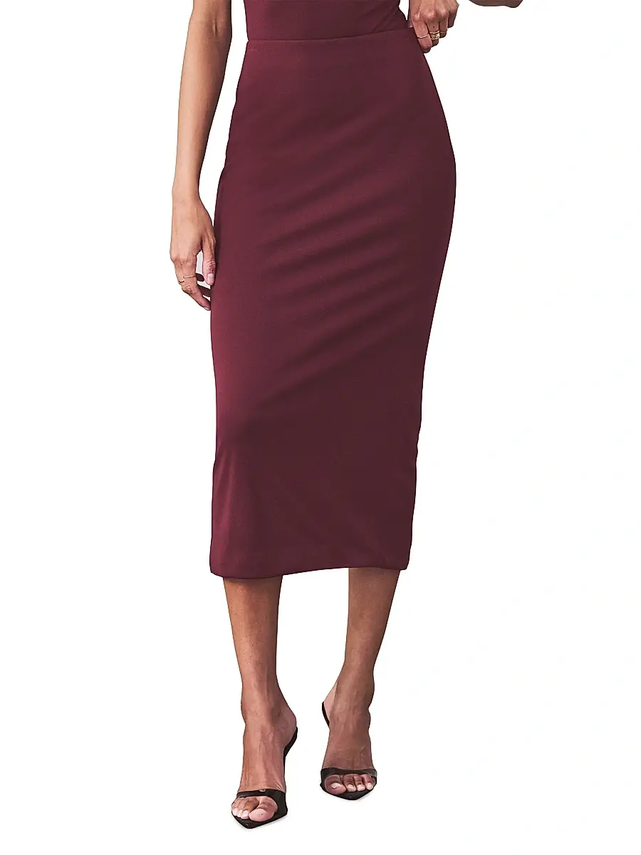 Artemis Diciero Women's Natalia Body-Con Midi-Skirt | Thumbnail 2 Artemis Diciero Women's Natalia Body-Con Midi-Skirt | Thumbnail 2