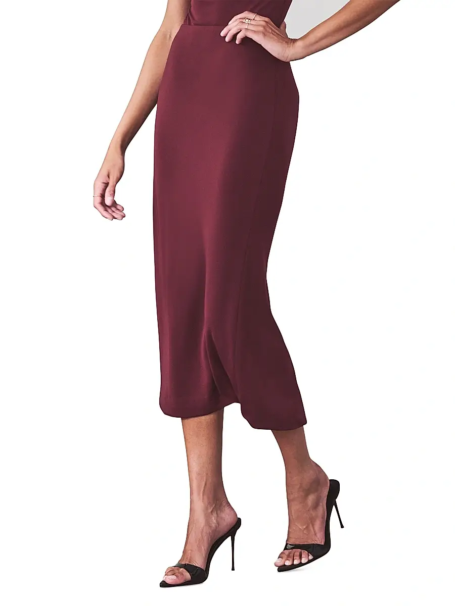 Artemis Diciero Women's Natalia Body-Con Midi-Skirt | Thumbnail 3 Artemis Diciero Women's Natalia Body-Con Midi-Skirt | Thumbnail 3