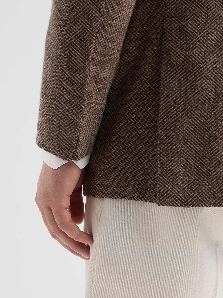 Kiton Men's Woven Cashmere Sport Coat | Thumbnail 8 Kiton Men's Woven Cashmere Sport Coat | Thumbnail 8