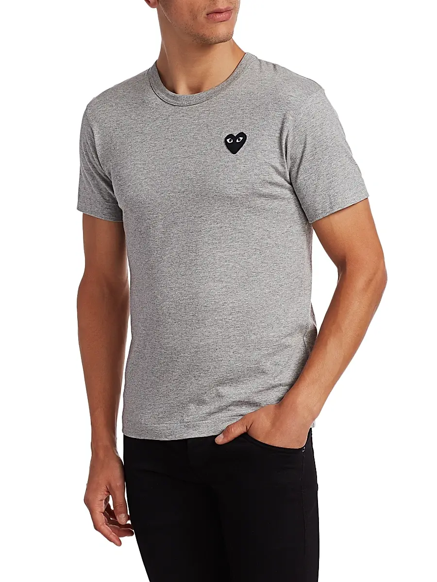 Comme des Garçons PLAY Men Short Sleeve Tee | Thumbnail 4 Comme des Garçons PLAY Men Short Sleeve Tee | Thumbnail 4