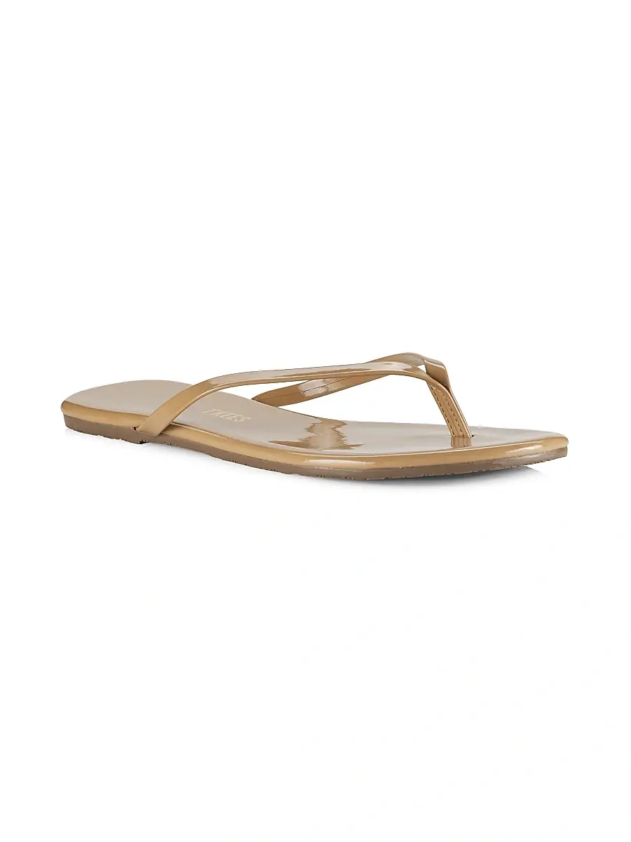 TKEES Women's Foundations Gloss Patent Leather Flip Flops | Thumbnail 2 TKEES Women's Foundations Gloss Patent Leather Flip Flops | Thumbnail 2