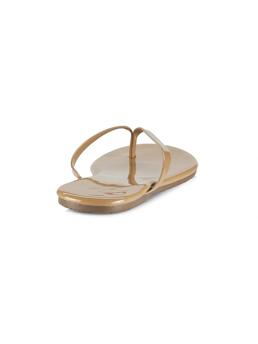 TKEES Women's Foundations Gloss Patent Leather Flip Flops | Thumbnail 3 TKEES Women's Foundations Gloss Patent Leather Flip Flops | Thumbnail 3