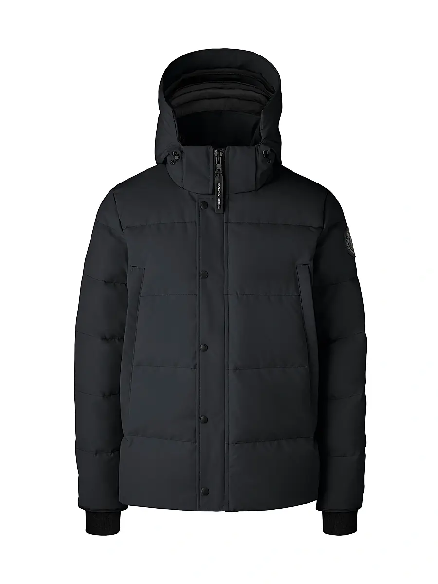 Canada Goose Men's Wyndham Black Label Slim-Fit Parka | Image 1 Canada Goose Men's Wyndham Black Label Slim-Fit Parka | Image 1