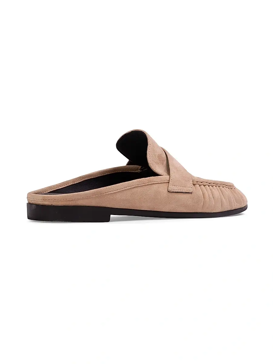 Black Suede Studio Women's Gabby Mule Loafers | Thumbnail 4