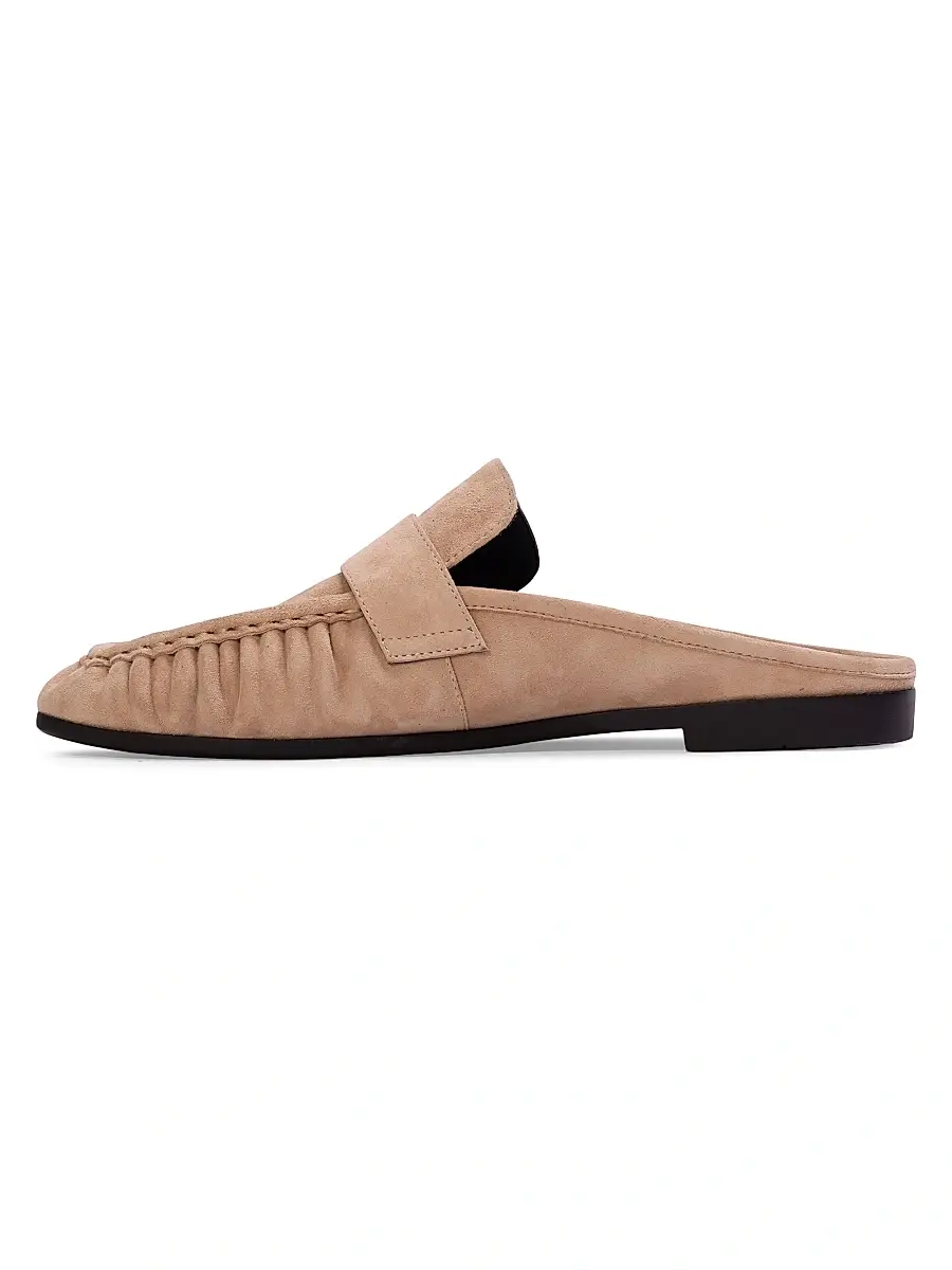 Black Suede Studio Women's Gabby Mule Loafers | Thumbnail 5
