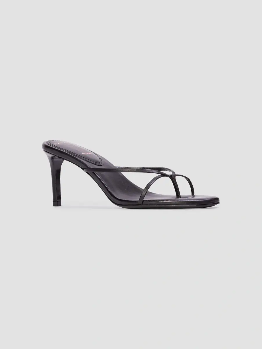 Black Suede Studio Women's Gem 65MM Slip-On Sandals | Thumbnail 2 Black Suede Studio Women's Gem 65MM Slip-On Sandals | Thumbnail 2