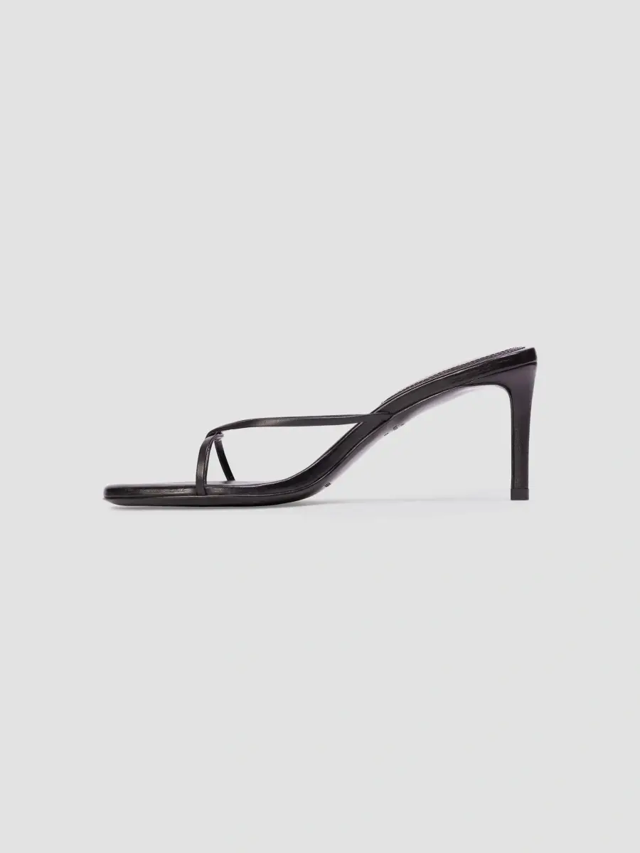 Black Suede Studio Women's Gem 65MM Slip-On Sandals | Thumbnail 4 Black Suede Studio Women's Gem 65MM Slip-On Sandals | Thumbnail 4