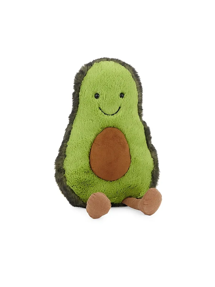 Jellycat Amuse Avocado Plush Toy - Dark Green 12'' | Image 1 Jellycat Amuse Avocado Plush Toy - Dark Green 12'' | Image 1