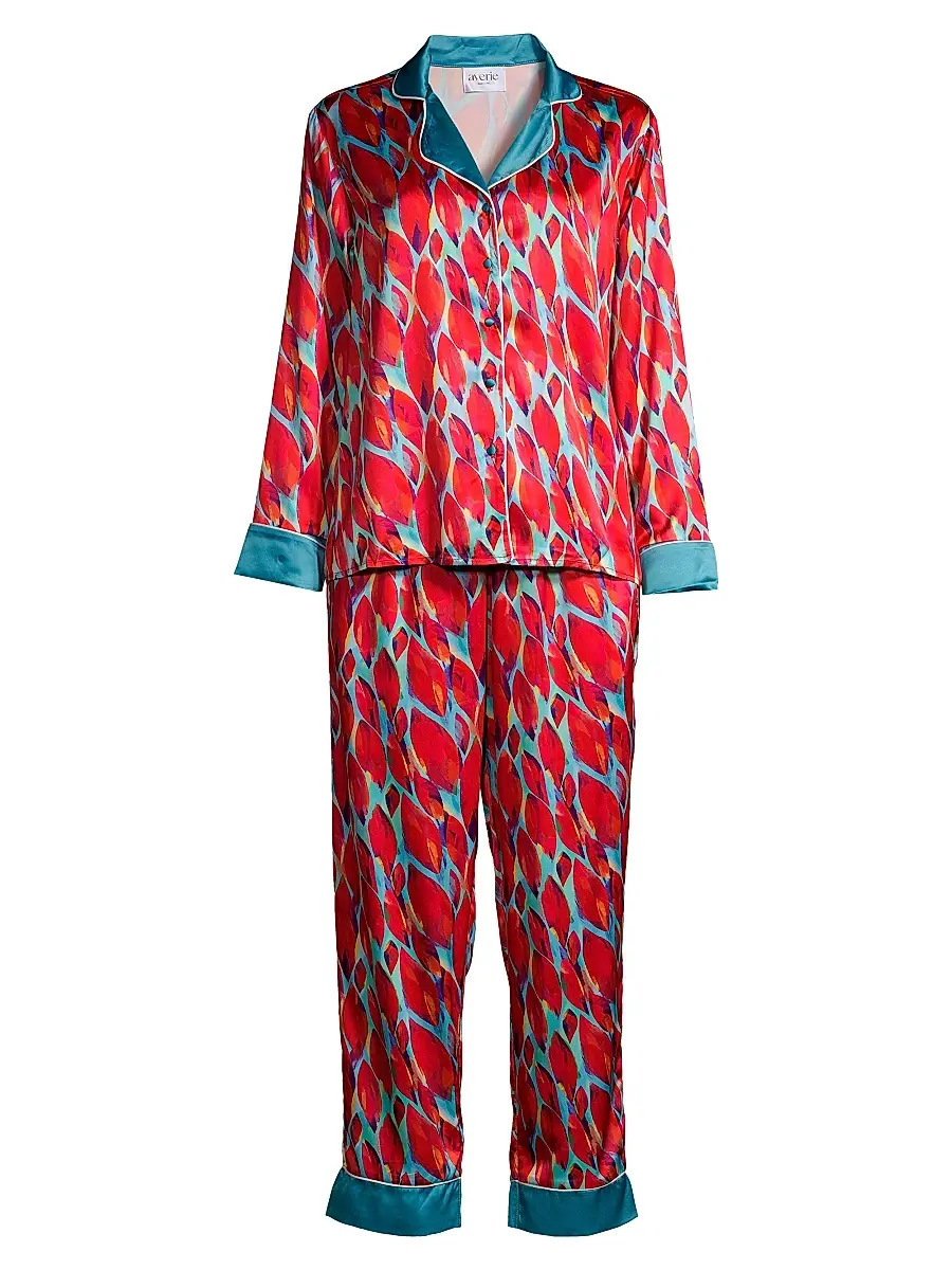 Averie Women's Margot Long Pajama Set | Image 1 Averie Women's Margot Long Pajama Set | Image 1