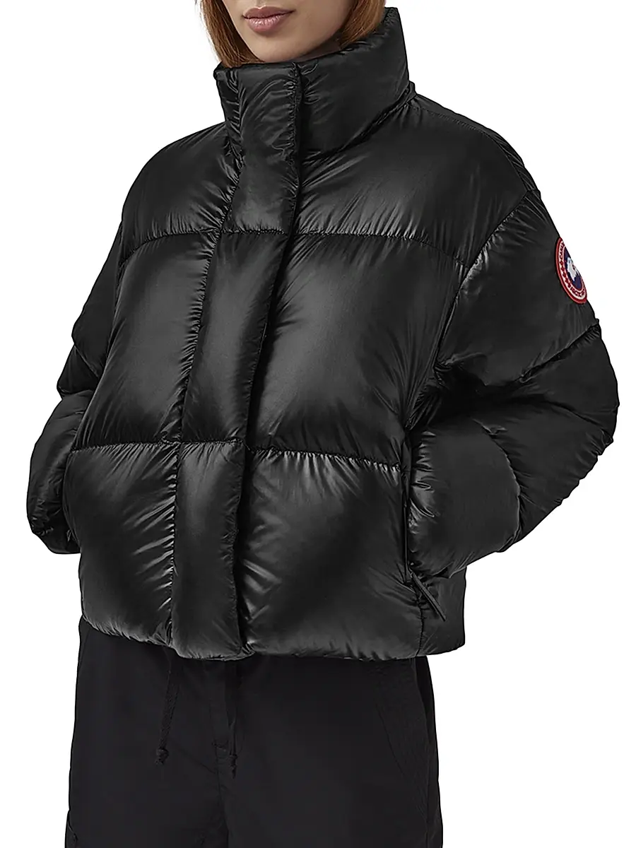 Canada Goose Women's Cypress Cropped Puffer Coat | Thumbnail 4 Canada Goose Women's Cypress Cropped Puffer Coat | Thumbnail 4