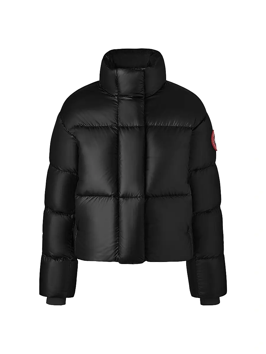 Canada Goose Women's Cypress Cropped Puffer Coat - Black - Size Large | Image 1 Canada Goose Women's Cypress Cropped Puffer Coat - Black - Size Large | Image 1