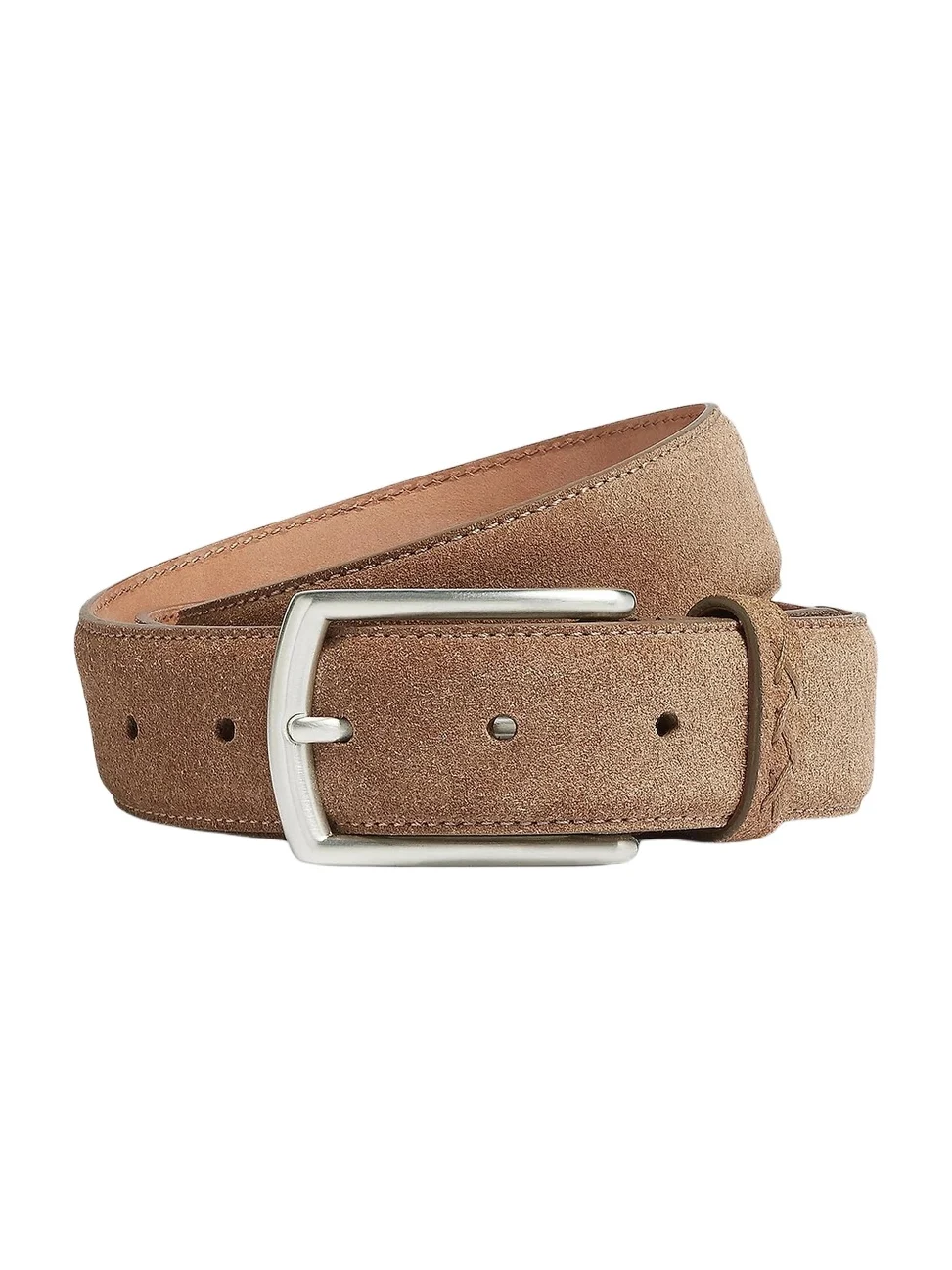 Zegna Men's Suede Belt