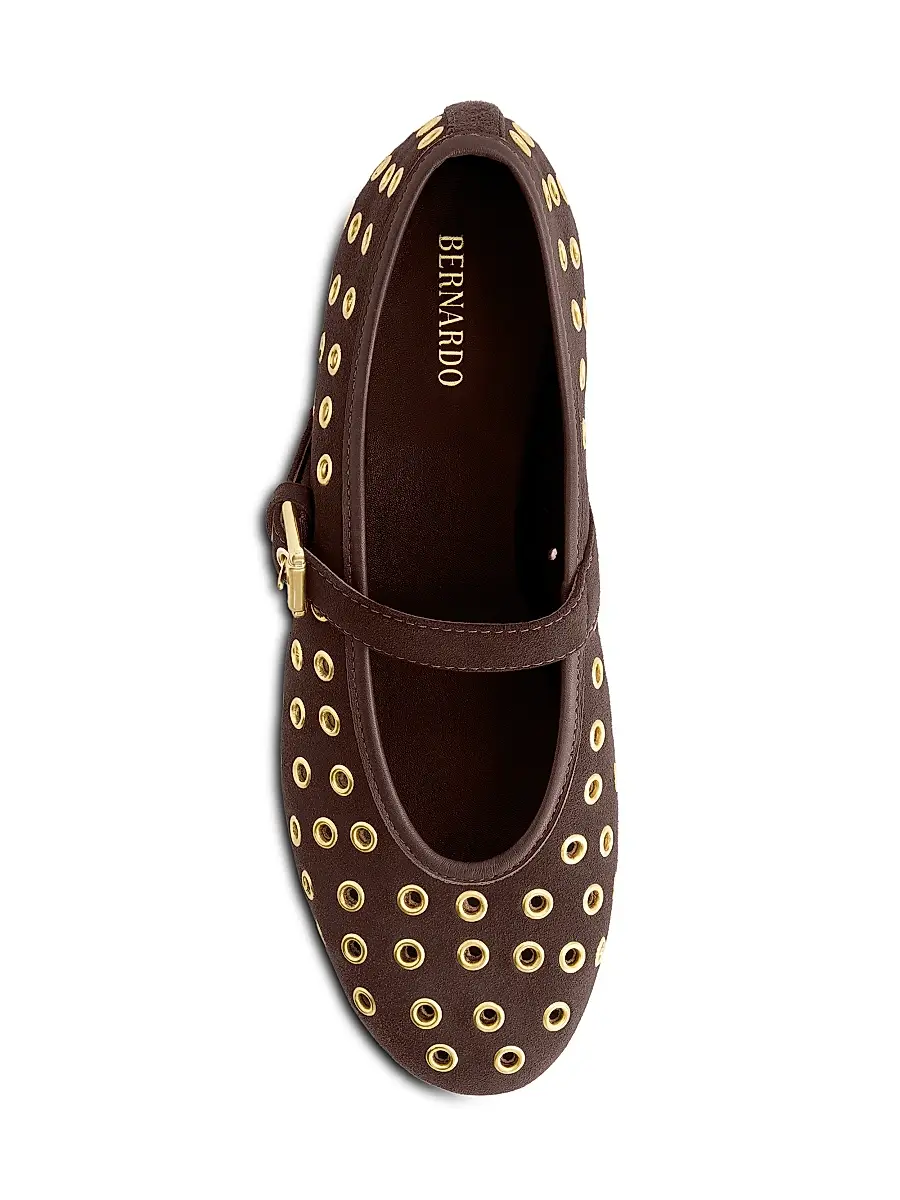 Bernardo Women's Borden Grommet Mary Jane Flats | Thumbnail 3 Bernardo Women's Borden Grommet Mary Jane Flats | Thumbnail 3